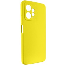 Чехол Silicone Cover Lakshmi Full Camera (AAA) для Xiaomi Redmi Note 12 4G – Желтый