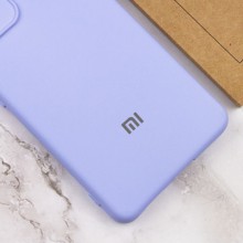 Чохол Silicone Cover Lakshmi Full Camera (AAA) with Logo для Xiaomi Redmi Note 12 4G – Бузковий