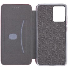 Кожаный чехол-книжка Classy для Xiaomi Redmi Note 12 4G – Бордовый
