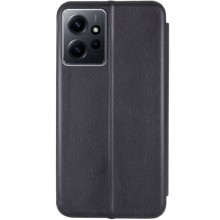 Кожаный чехол-книжка Classy для Xiaomi Redmi Note 12 4G – Черный