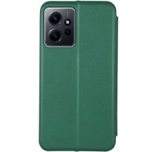 Кожаный чехол-книжка Classy для Xiaomi Redmi Note 12 4G – Зеленый
