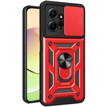 Ударопрочный чехол Camshield Serge Ring для Xiaomi Redmi Note 12 4G – Красный