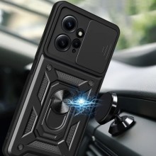 Ударопрочный чехол Camshield Serge Ring для Xiaomi Redmi Note 12 4G – Черный
