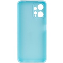 Силиконовый чехол Candy Full Camera для Xiaomi Redmi Note 12 4G – Бирюзовый