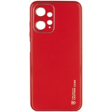 Кожаный чехол Xshield для Xiaomi Redmi Note 12 4G – Красный