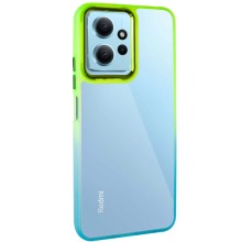 Чехол TPU+PC Fresh sip series для Xiaomi Redmi Note 12 4G – Бирюзовый