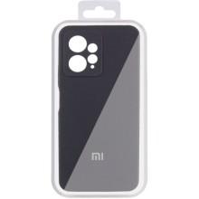 Чехол Silicone Cover Lakshmi Full Camera (AA) with logo для Xiaomi Redmi Note 12 4G – Черный