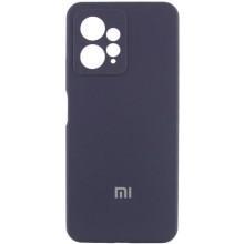 Чехол Silicone Cover Lakshmi Full Camera (AA) with logo для Xiaomi Redmi Note 12 4G – Синий