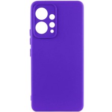 Чехол TPU GETMAN Liquid Silk Full Camera для Xiaomi Redmi Note 12 4G (Синий)