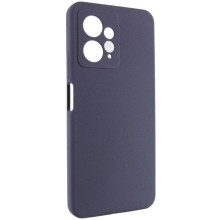 Чохол Silicone Cover Lakshmi Full Camera (AAA) для Xiaomi Redmi Note 12 4G – Темно-синій
