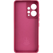 Чохол Silicone Cover Lakshmi Full Camera (AA) для Xiaomi Redmi Note 12 4G – Бордовий