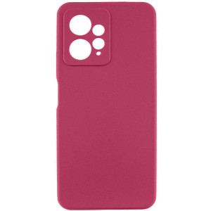 Чохол Silicone Cover Lakshmi Full Camera (AAA) для Xiaomi Redmi Note 12 4G (Бордовий)