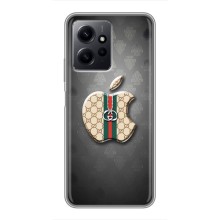 Чехлы ГУЧЧИ для Редми Ноут 12 (AlphaPrint) (Apple gucci)