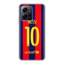 Чехлы Месси для Xiaomi Redmi Note 12 (AlphaPrint) (Messi Barca 10)