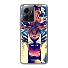 Чохли з зображенням різних тварин на Xiaomi Redmi Note 12 (Яскравий Тигр)