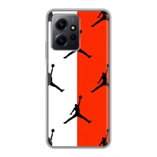 Чехлы для Xiaomi Redmi Note 12 - с картинкой JORDAN (AlphaPrint) (Лого Джордан)