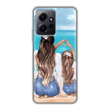 Чехол с печатью для Xiaomi Redmi Note 12 - (Мама с ребенком) (AlphaPrint) (Мама с доченькой)
