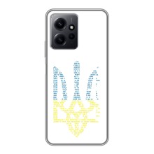 Чехлы для Xiaomi Redmi Note 12  Укр. Символика (AlphaPrint) (Герб из букв)