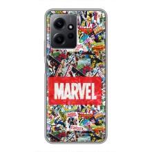 Чехол МАРВЕЛ для Редми Ноут 12 (AlphaPrint) – Марвел комиксы