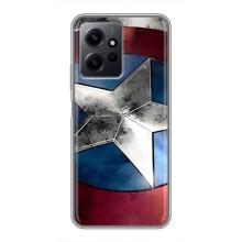 Чехол МАРВЕЛ для Редми Ноут 12 (AlphaPrint) – Щит Капитана Америки