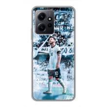 Чехол Месси футболист для Xiaomi Redmi Note 12 (Месси в Аргентине)