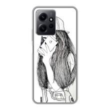 Чехол с печатью для Xiaomi Redmi Note 12 - (Мода) (AlphaPrint) (Фото девочки)