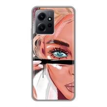 Чехол с печатью для Xiaomi Redmi Note 12 - (Мода) (AlphaPrint) (Макияж)
