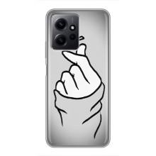 Чохол з принтом для Xiaomi Redmi Note 12 (AlphaPrint - Знак сердечка)