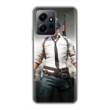 Чехол PUBG для Редми Ноут 12 (AlphaPrint) (Пабг мен)