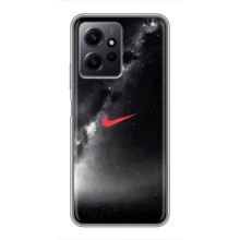 Чехол для Xiaomi Redmi Note 12 - с принтом Найк (AlphaPrint) (Найк красный)