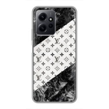 Чехол Стиль Louis Vuitton на Xiaomi Redmi Note 12 (LV на белом)