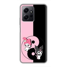 Чехол с кроликом Куроми на Xiaomi Redmi Note 12 (Куроми Инь Янь)