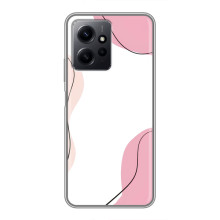 Чохол квітковий дизайн для Xiaomi Redmi Note 12 – Рожевий фон