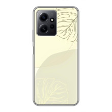 Чохол квітковий дизайн для Xiaomi Redmi Note 12 – Зелений фон