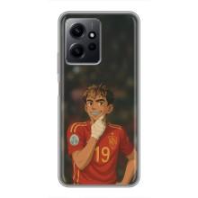 Чехол с футболистом Ламин Ямаль Xiaomi Redmi Note 12 (Ямаль аниме)
