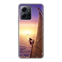 Чехол с мультфильмом Моана Xiaomi Redmi Note 12 (Моана в море)