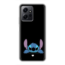 Чехол с принтом Стич на Xiaomi Redmi Note 12 – Стич на черном