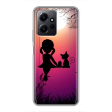 Дівчачий Чохол для Xiaomi Redmi Note 12 – На гойдалці