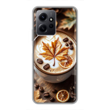 Чехол с уникальным дизайном «Осень с кофе» для Xiaomi Redmi Note 12 – Пряный кофе