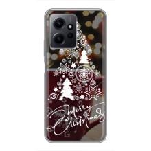 Рождественские Чехлы для Xiaomi Redmi Note 12 (VPrint) (Елочка узорная)