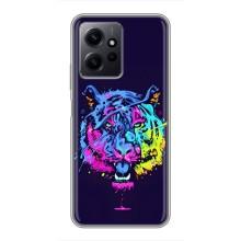 Силіконовий бампер з картинкою звірів для Xiaomi Redmi Note 12 (Тигр-Арт)