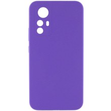 Чехол Silicone Cover Lakshmi Full Camera (AAA) для Xiaomi Redmi Note 12S – Фиолетовый