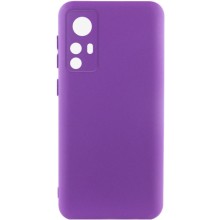 Чехол Silicone Cover Lakshmi Full Camera (A) для Xiaomi Redmi Note 12S – Фиолетовый