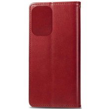 Шкіряний чохол книжка GETMAN Gallant (PU) для Xiaomi Redmi Note 12S – Червоний