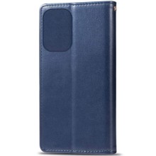 Шкіряний чохол книжка GETMAN Gallant (PU) для Xiaomi Redmi Note 12S – Синій