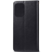 Кожаный чехол книжка GETMAN Gallant (PU) для Xiaomi Redmi Note 12S – Черный