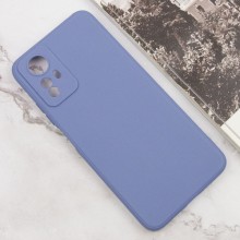 Силиконовый чехол Candy Full Camera для Xiaomi Redmi Note 12S – Голубой