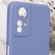 Силиконовый чехол Candy Full Camera для Xiaomi Redmi Note 12S – Голубой