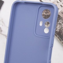 Силиконовый чехол Candy Full Camera для Xiaomi Redmi Note 12S – Голубой