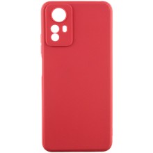 Силиконовый чехол Candy Full Camera для Xiaomi Redmi Note 12S (Красный)